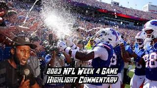 2023 NFL Week 4 Game Highlight Commentary