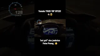 Yamaha Y16ZR Top Speed ( Standard ). Test geli² ja ni.. 😁 #yamaha #y16zr #kecerahanlampu #topspeed