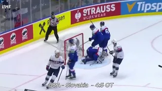 USA - Slovakia  - 4:5 OT World Championship 2024 Goal Moments