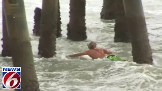 Rough surf concerns in Flagler County amid storm surge and flooding