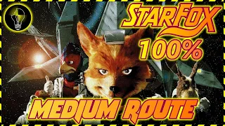 Star Fox (SNES) - Medium Route 100% Run