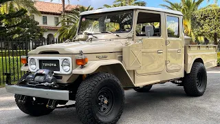 1981 FJ43 Toyota Land Cruiser Driving in Miami