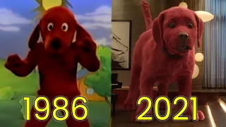 Evolution of Clifford the Big Red Dog in Movies, Cartoons & TV (1986-2021)