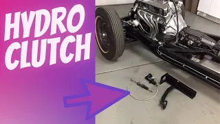 Converting To Hydraulic Clutch on the Hot Rod 1950 Willys Jeepster With 1966 Mustang 4 Speed.