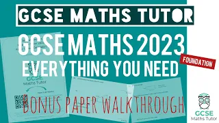 Every Topic You Need for Your GCSE Maths Exam | 19th May 2023 | Foundation | TGMT