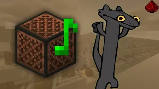 Toothless Dancing (Minecraft Note Block Cover)