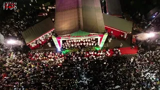 Kudus Bersholawat Bersama Habib Syech di alun2 simpang 7 kudus (full drone video)