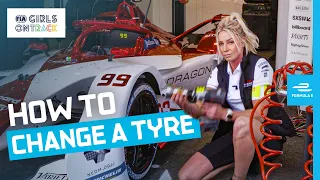 How To Change A Tyre On A Racing Car? | FIA Girls on Track