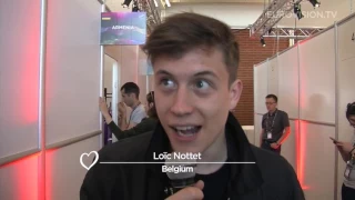 Backstage Loic Nottet Belgium Excitement is the right word FLUVORE