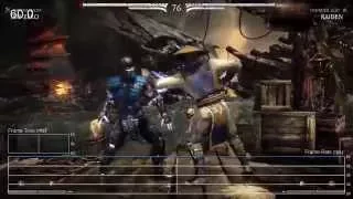 [60fps] Mortal Kombat X: PS4 Frame-Rate Test