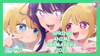 ANIME PRIMAVERA 2023 / SPRING ANIME 2023 - ENDINGS