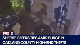 Sheriff offers tips amid surge in Oakland Co. high-end thefts