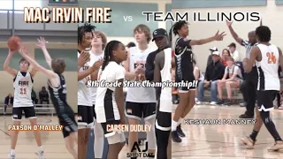 AAU Game of the Year!? - Mac Irvin Fire Vs Team Illinois - 8th Grade State Championship Game! 🔥