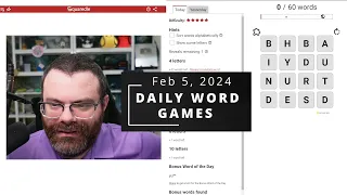 Squaredle and other daily games! - Feb 5, 2024