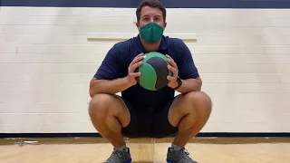 13 minute Full Body at home Medicine Ball Workout with Instruction
