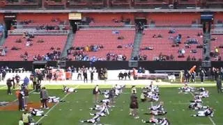 Browns Pre-game Warm Up