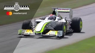 Reuniting Rubens Barrichello with the Brawn BGP001 10 years on