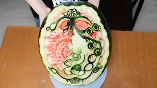 [#Fast video] "2nd Girl Design" Watermelon Carving / FCL Team