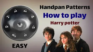 Harry potter;handpan tutorial|آموزش هنگدرام