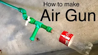 How to make air gun | diy air gun | plastic bottle hack