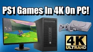 How To Run PS1 Games Up To 4K Or 1080P On PC! It Looks Amazing!