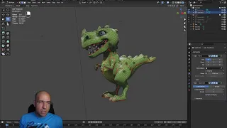 High poly, low poly, Uvs in Blender and then baking in under 1 hour and 10 mins