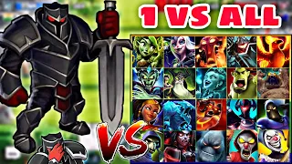 Castle Crush 🔥 Only BLACK KNIGHT vs ALL 🔥 OverPowered BLACK KNIGHTS Attack 🔥 Castle Crush Gameplay