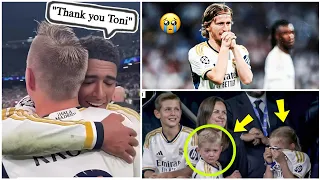 ALL EMOTIONAL AT TONI KROOS FAREWELL 🥺🥲 | Modric & Bellingham 😭 #tonikroos