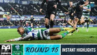 Ospreys vs Benetton | Instant Highlights | Round 15 | URC 2022/23