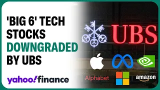 Nvidia, Microsoft, Meta, Apple, Alphabet, and Amazon downgraded by UBS