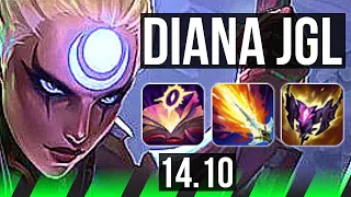 DIANA vs SHACO (JGL) | 69% winrate, Legendary, 42k DMG, 26/5/3 | EUW Master | 14.10