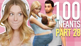 seducing my crush to see what our babies would look like | 100 BABY SPEEDRUN | Part 28