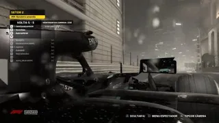 F1® 2020 Monaco heavy rain with slick tires without assists