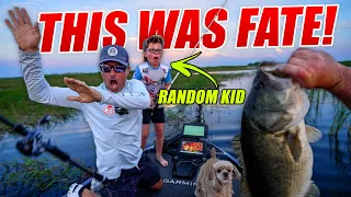 THIS WAS FATE! - Taking a Random Kid Fishing! (Random Acts of Kindness)