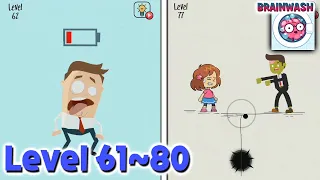 Brainwash Walkthrough 61~80 with FUNNY JOKES