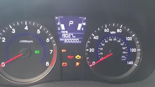 300000 miles on a 2013 Hyundai Accent reached in January 2019