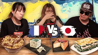 JAPONAIS VS NOURRITURE FRANÇAISE