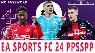 EA SPORTS FC 24 PPSSPP CAMERA PS5 ANDROID OFFLINE UPDATE REAL FACES KITS AND FULL TRANSFERS