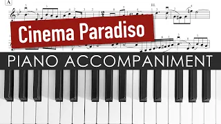 Morricone: Cinema Paradiso - Love Theme | Piano Accompaniment | Violin Sheet Music