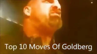 Top 10 moves of Goldberg in WWE