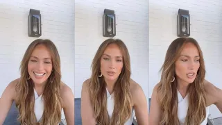 Jennifer Lopez Instagram Live 05-06-2022|The Secret On Having The PERFECT Skin