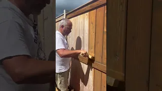 Stain Your Fence The EASY Way