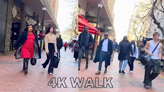 Cape Town Downtown Walk 4k || South Africa