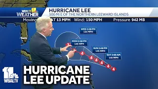 Hurricane Lee Friday update: Category 4