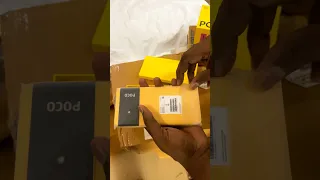 Poco M5 ( Yellow 🟡 color) Flipkat open box 📦 delivery #shorts #mobile #pocom5