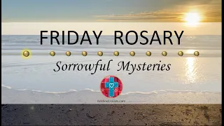 Friday Rosary • Sorrowful Mysteries of the Rosary 💜 August 11, 2023 VIRTUAL ROSARY - MEDITATION