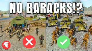 NO BARACKS!? - Company of Heroes 3 - US Forces Gameplay - 3vs3 Multiplayer - No Commentary