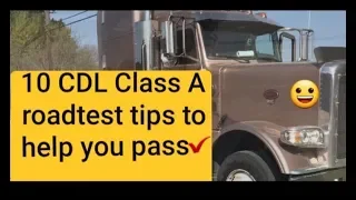 PASS YOUR CLASS A CDL TEST HELPFUL TIPS