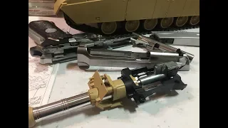 Building of the M1A2 Tamiya 1/16 display version & Mounting the AirsoftGun. by JRCC