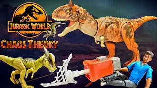 Mattel Jurassic World Chaos Theory Darius Adventure Pack Review!!! Carnotaurus!!!